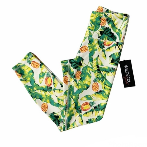NWT WILDFOX Palms & Pinas leggings . Size sm - Picture 9 of 10